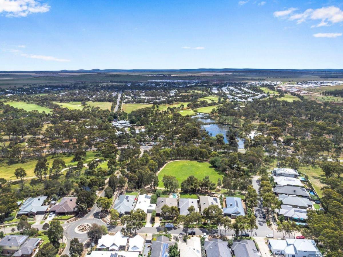 Aerial view of Eynesbury, Victoria